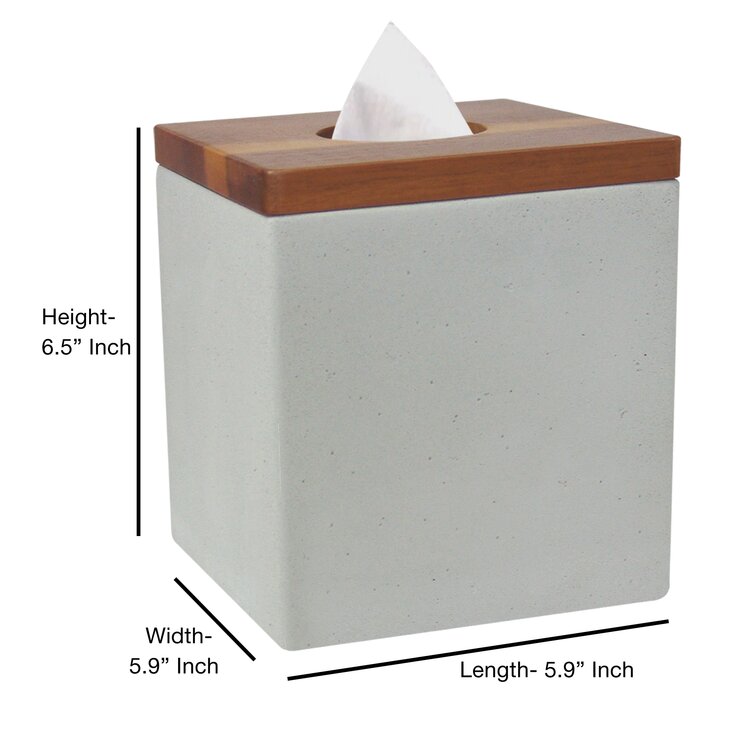 Concrete deals tissue box